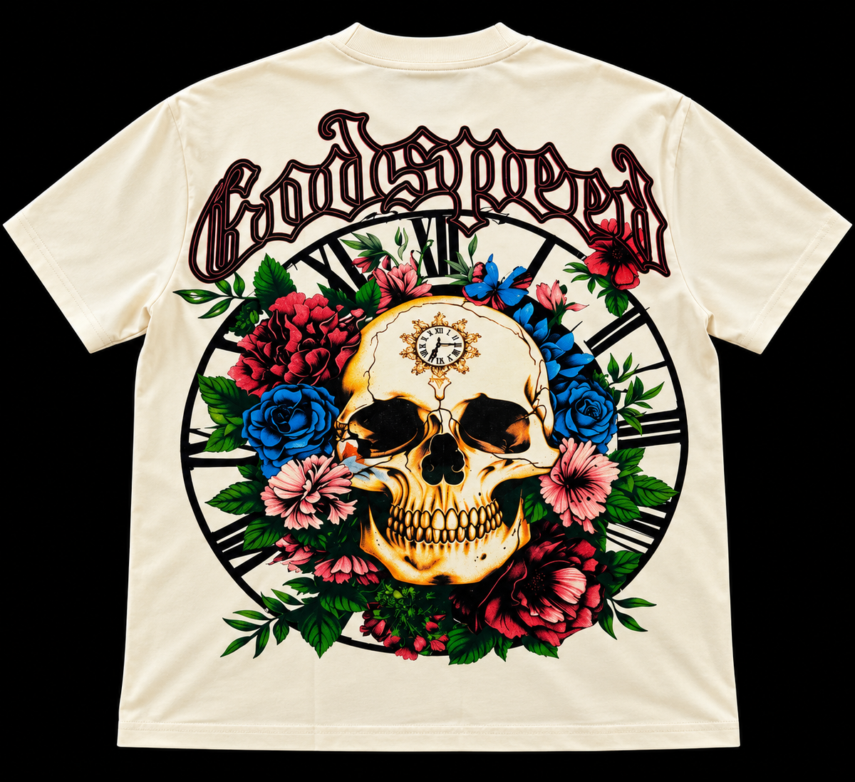 GODSPEED T-SHIRT - FLOWER HEAD