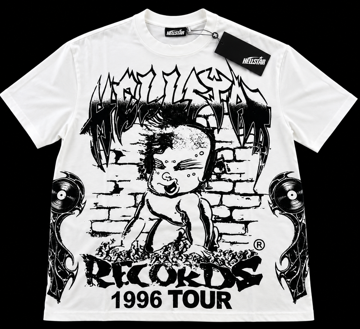 HELLSTAR T-SHIRT - BLACK & WHITE