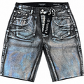 PURPLE JEAN SHORTS (FUTURISTIC)