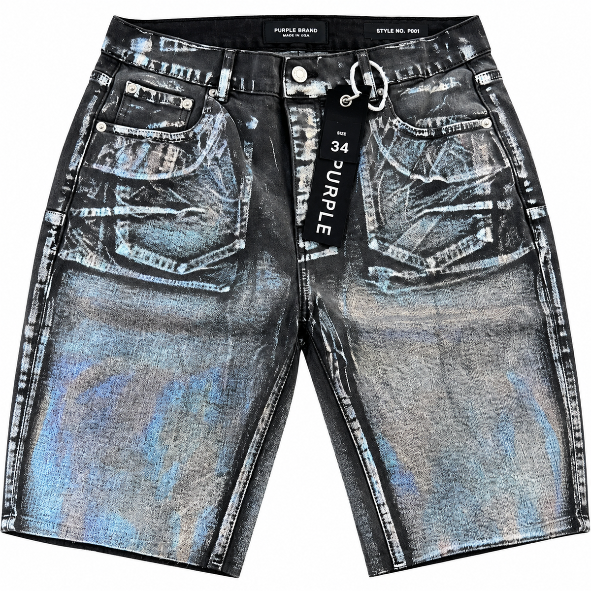 PURPLE JEAN SHORTS (FUTURISTIC)
