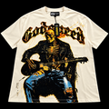 GODSPEED T-SHIRT - SKULL WITH GUITAR